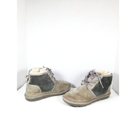 UGG Neumel II Kid\'s Lace-up Winter Boots Grey Size 4